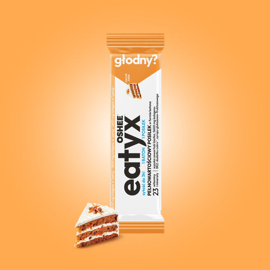eatyx PEŁNOWARTOŚCIOWY POSIŁEK W FORMIE BATONA CIASTO MARCHEWKOWE 60g